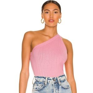 Stitches & Stripes One Shoulder Knit Top | S